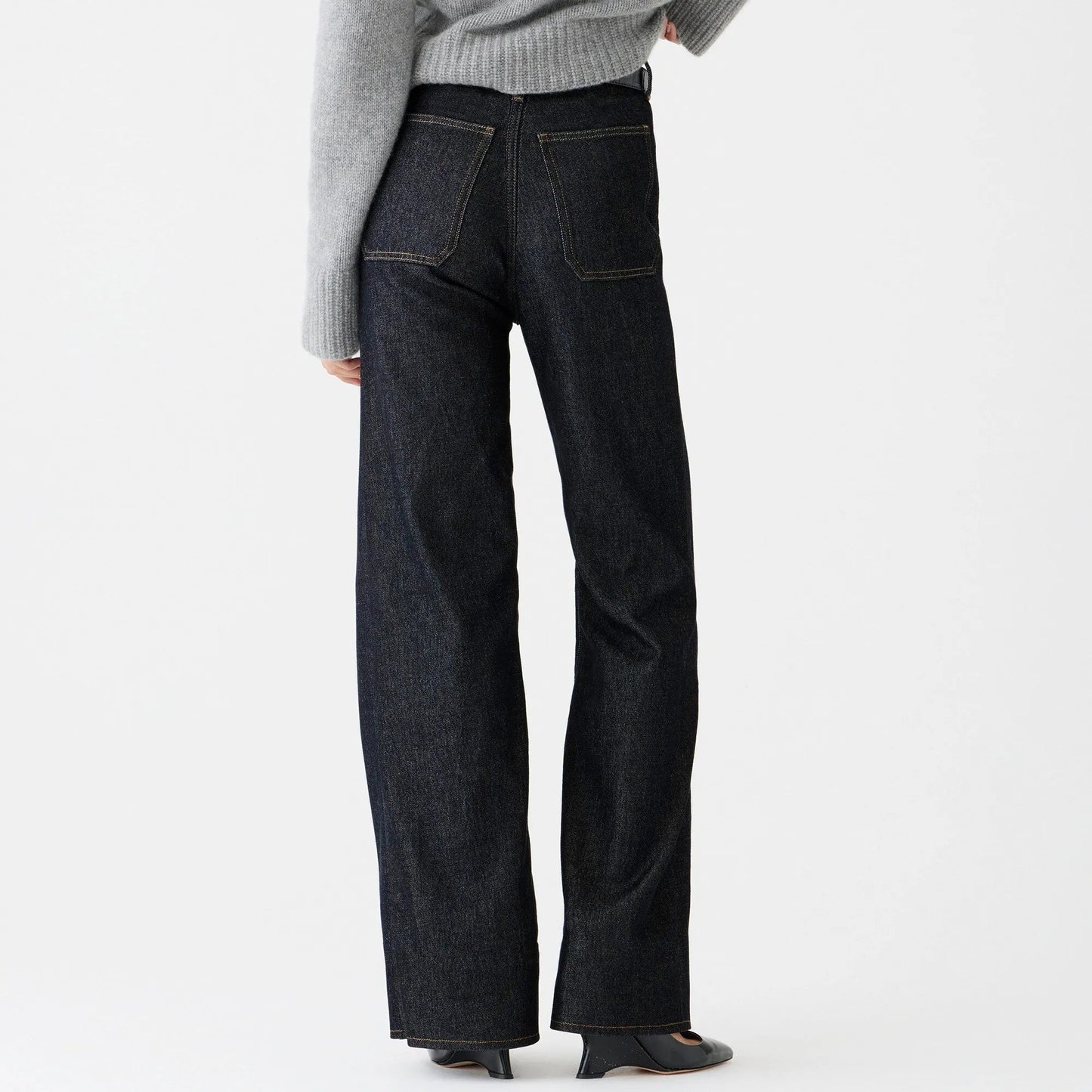 Eleni Sculpting Sailor Wide Leg Jeans