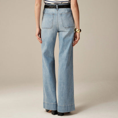 Eleni Sculpting Sailor Wide Leg Jeans