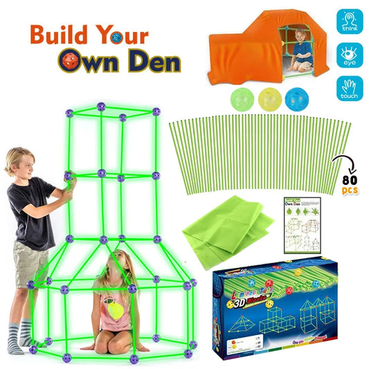 Glow-In-The-Dark Fort Builder Kit