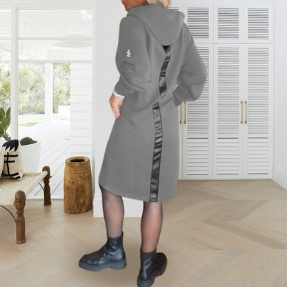 Cozy Chic Fleece Hoodie Dress