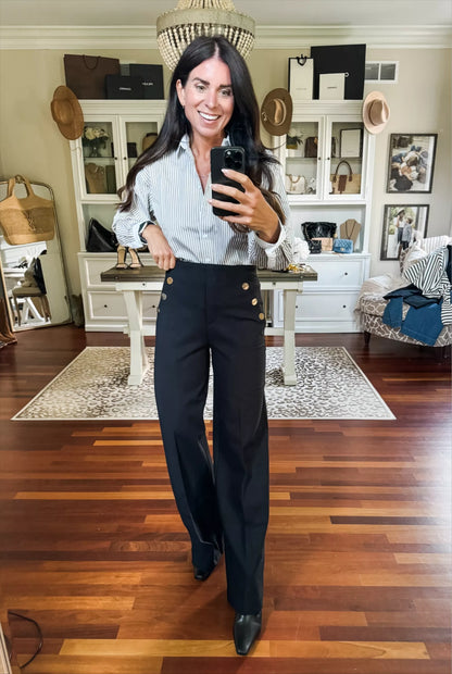 Sleek Curve Wide Leg Pants