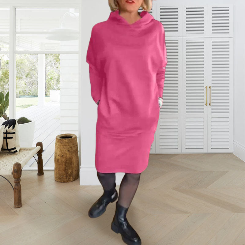 Cozy Chic Fleece Hoodie Dress